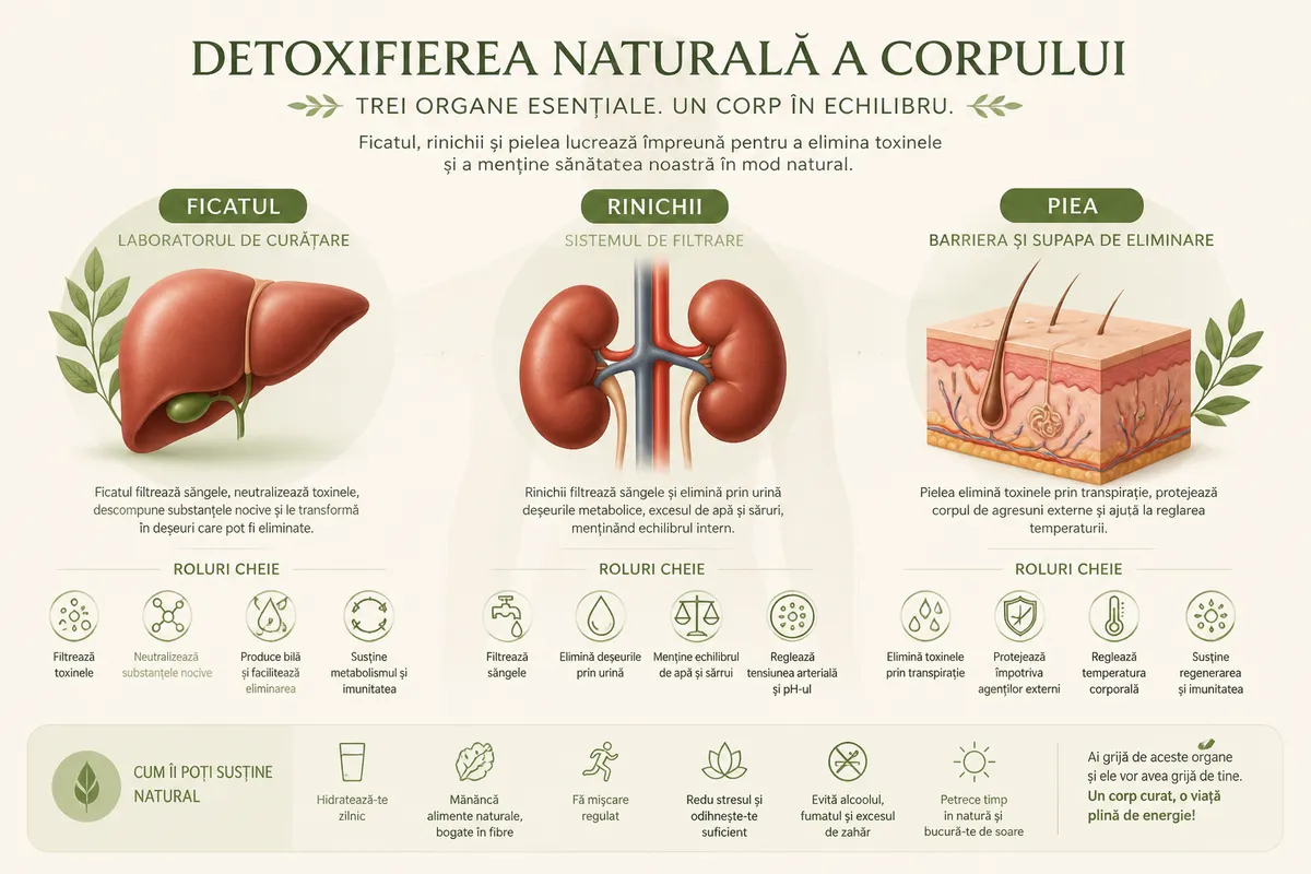 detoxifiere naturală organism organe