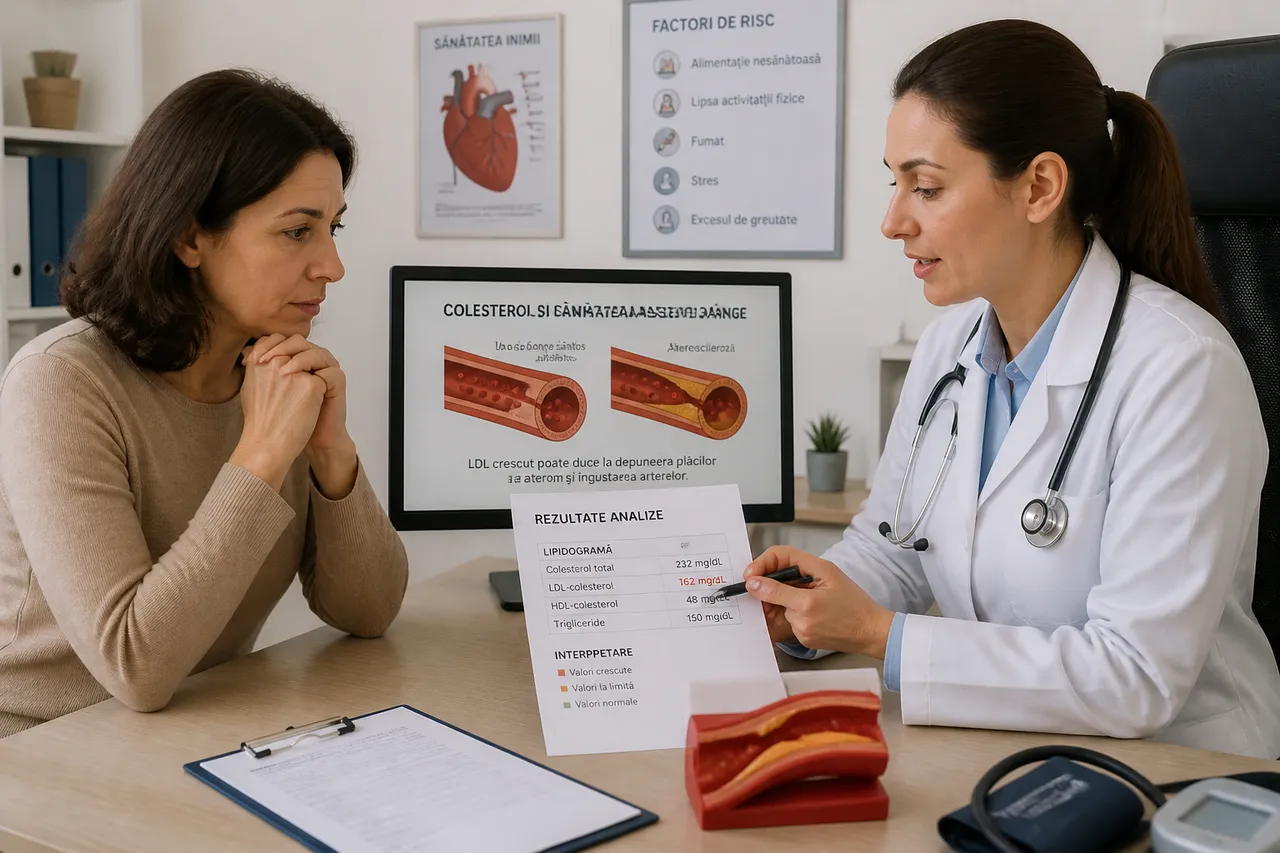 colesterol crescut fără simptome, rezultate analize femeie