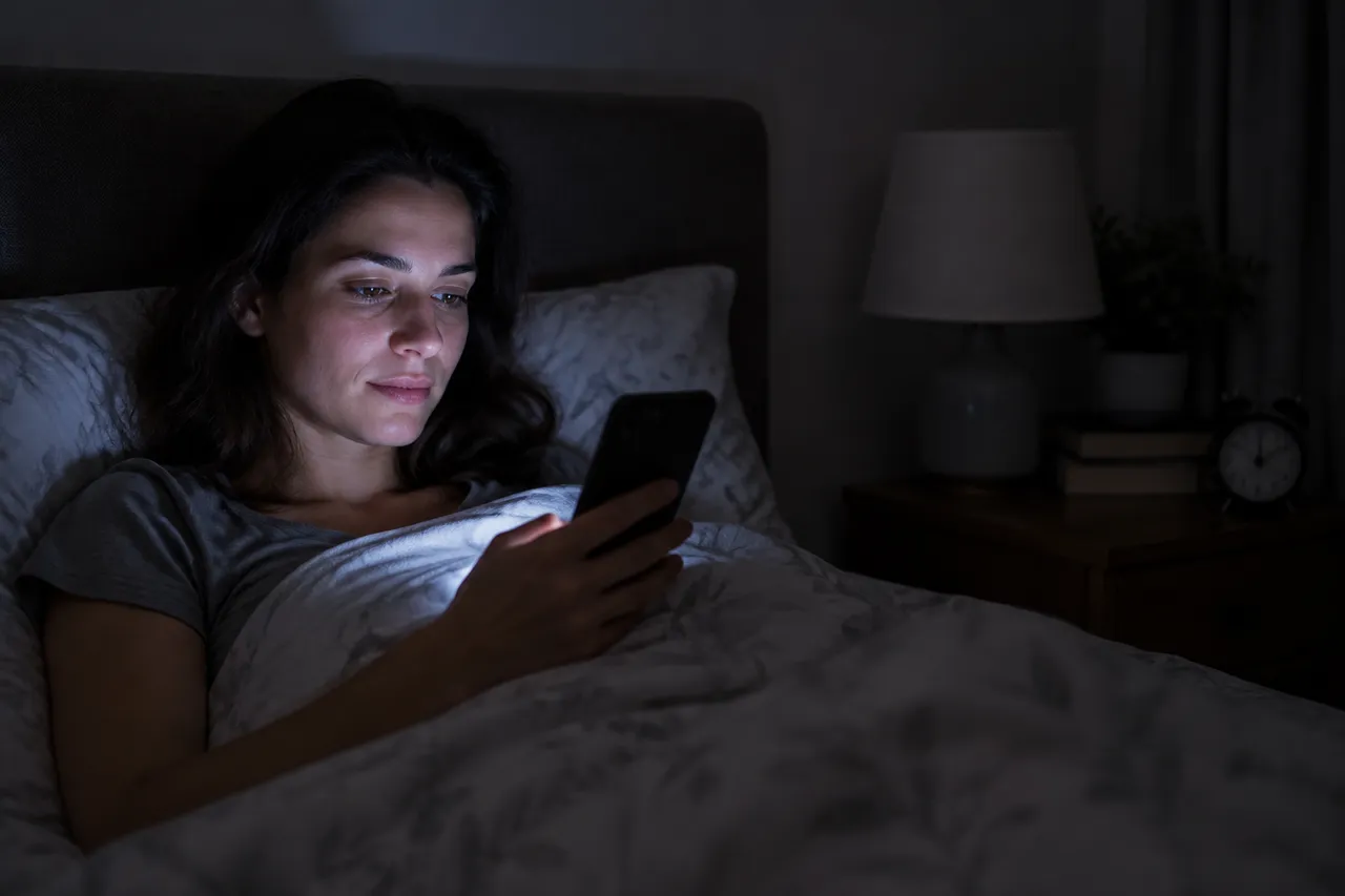 telefon înainte de culcare și lumină albastră